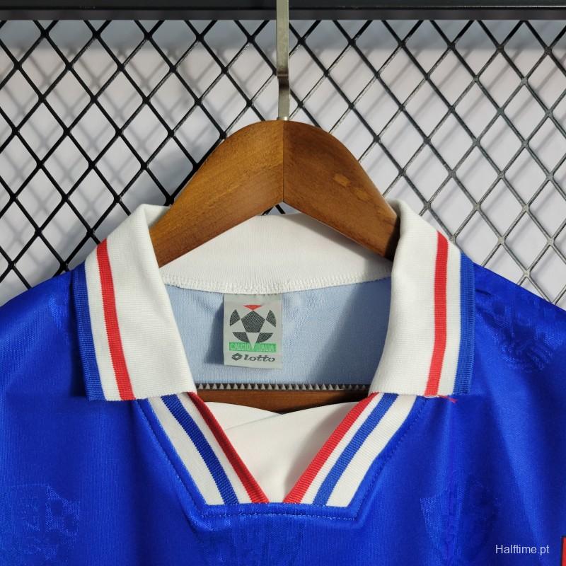 Retro 1998 Croatia Away Blue Jersey