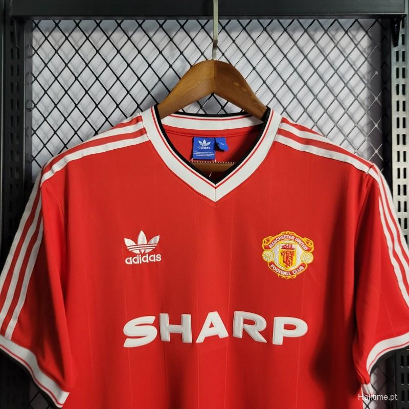 Retro 83/84 Manchester United Home Jersey