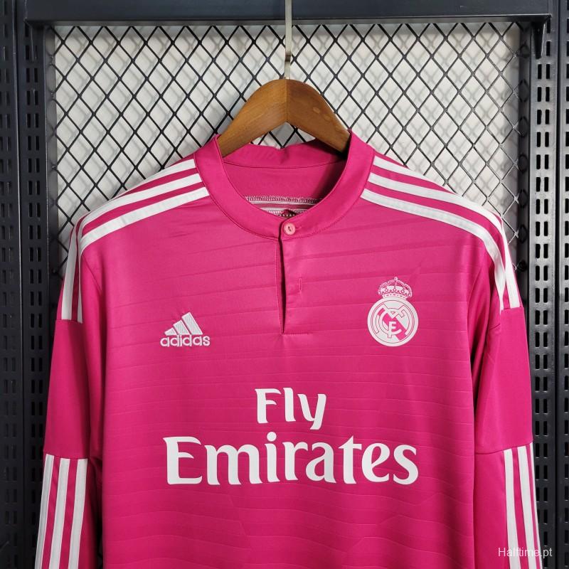 Real madrid pink jersey long sleeve outlet