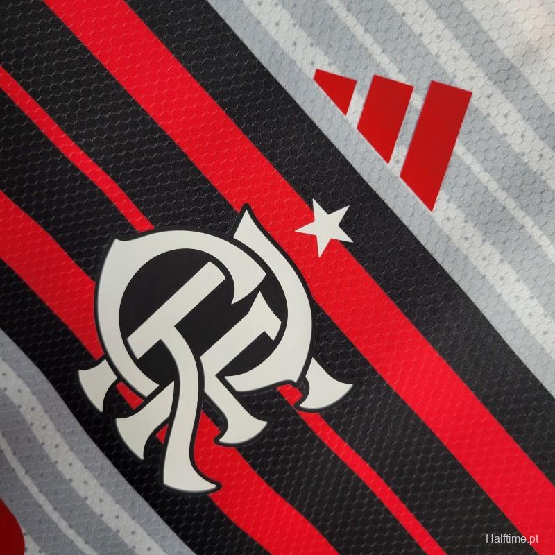 23-24 Flamengo Grey Stripe Special Edition Jersey