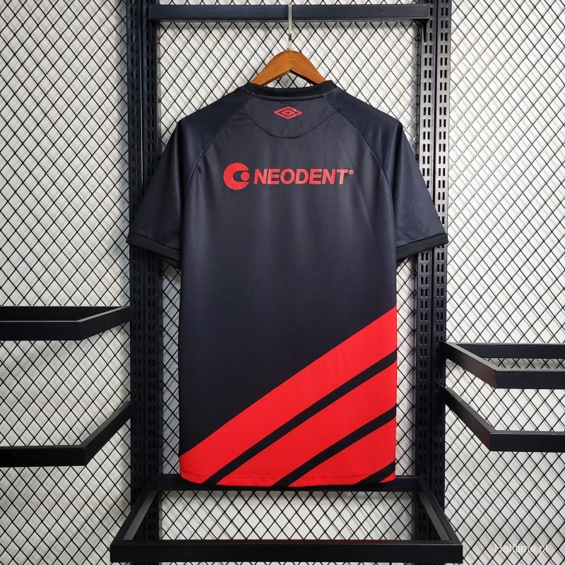 23-24 Athletico Paranaense Away Black/Red Jersey