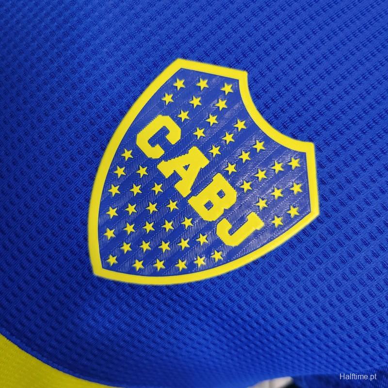 Player Version 23-24 Boca Juniors Home Soccer Jersey