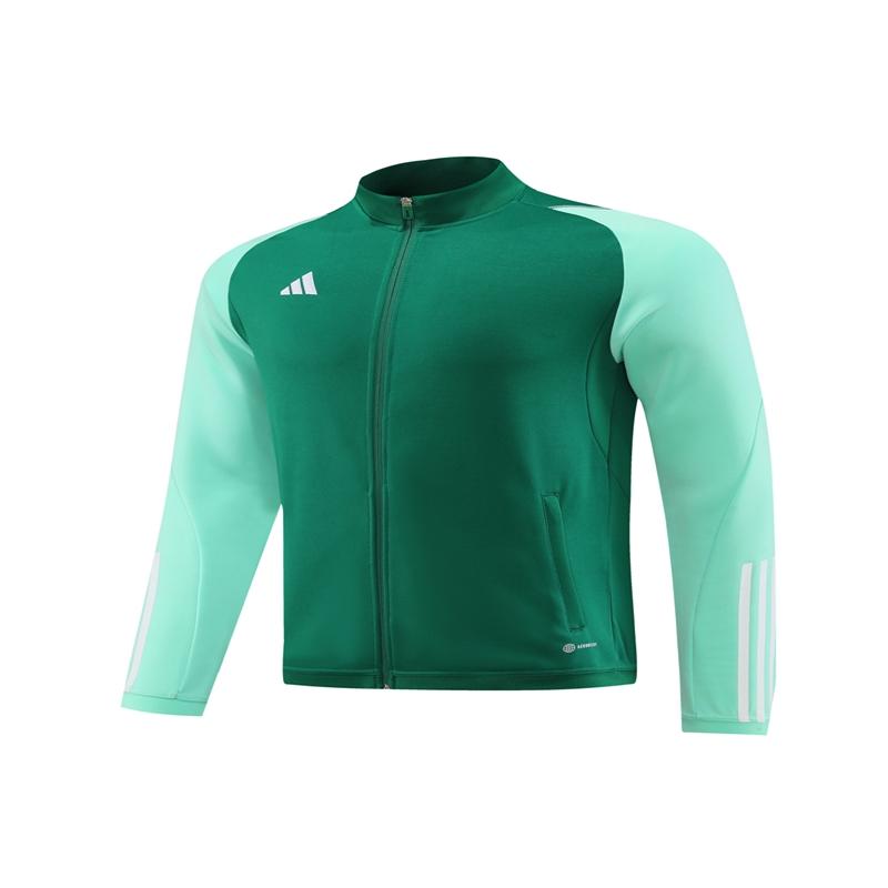 2023 Adidas Green Full Zipper Jacket +Pants