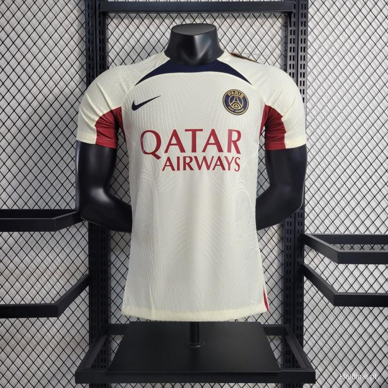 Player Version 23-24 PSG Training White Jersey