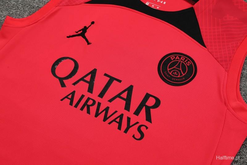 23-24 PSG Carmine Vest Jersey+Shorts