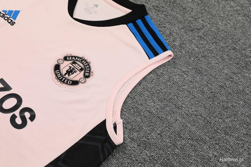 23-24 Arsenal Pink Vest Jersey+Shorts