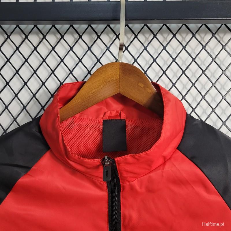 23-24 Arsenal Red Windbreaker