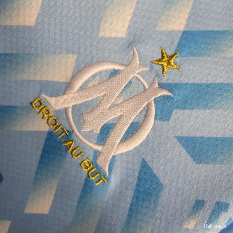 23-24 Olympique Marseille Blue Training Special Edition Jersey