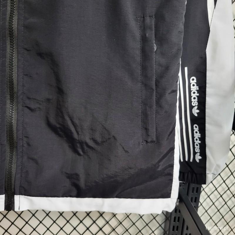 2023 Adidas Originals Black Windbreaker