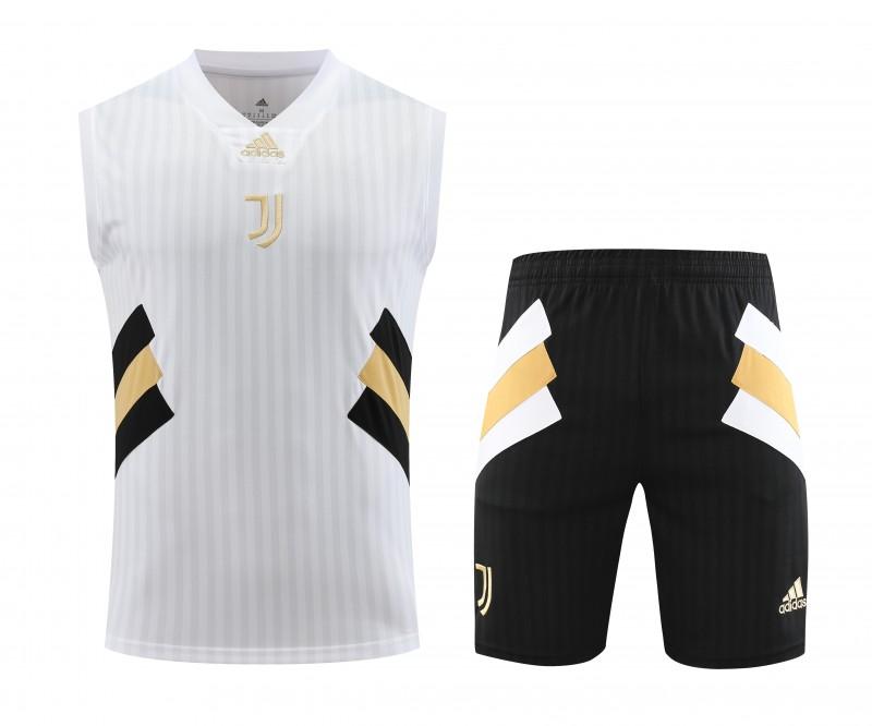 23-24 Juventus Remake Icon White Vest Jersey+Shorts