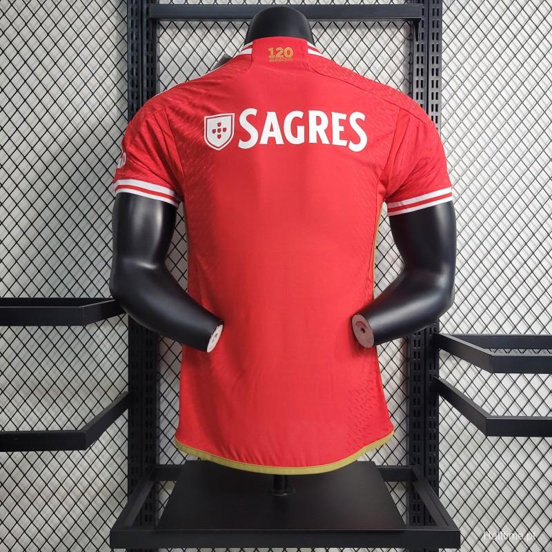 Player Version 23-24 Benfica Home Jersey