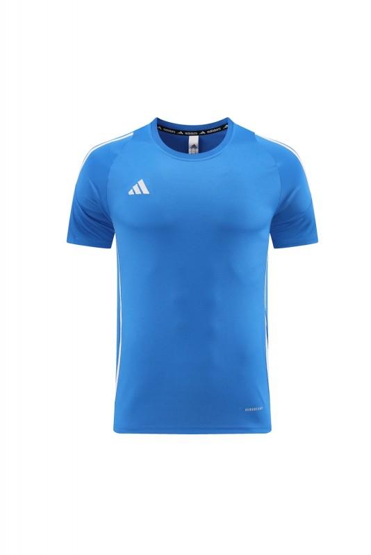 2024 Adidas Blue Short Sleeve Jersey+Shorts