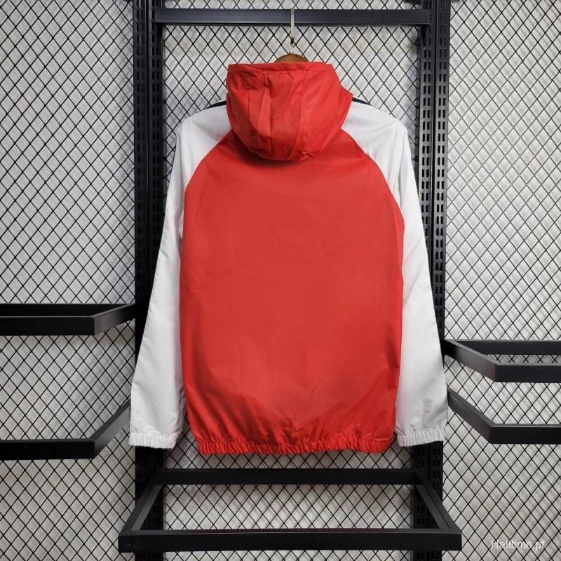 24/25 Arsenal Red Windbreaker