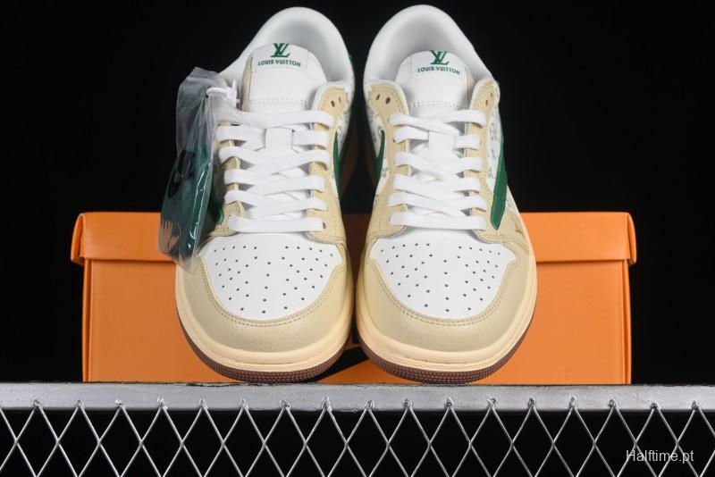 Nike Air Jordan 1 Low OG SP Travis Scott x Fragment Design Collaboration Sneakers - LX1988-300