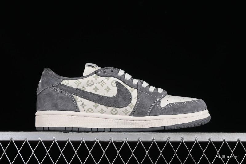 Nike Air Jordan 1 Low OG SP Travis Scott x Fragment Design Collaboration Sneakers - SJ2068-001