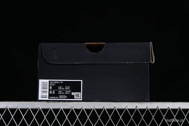 Nike Air Force 1 '07 Low Military Black Casual Sneakers - CQ5059-221