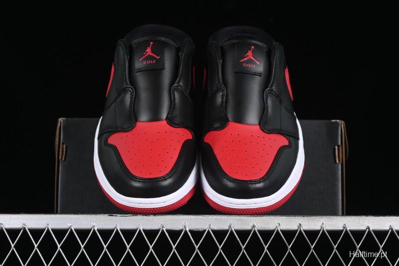 Nike Air Jordan 1 Mule Golf Shoes with Memory Foam and Rotational Traction Outsole - FJ1214-001