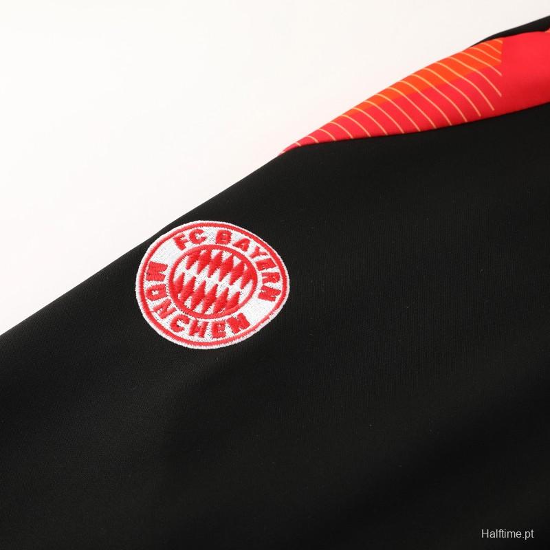 24/25 Bayern Munich Red Full Zipper Jacket +Long Pants