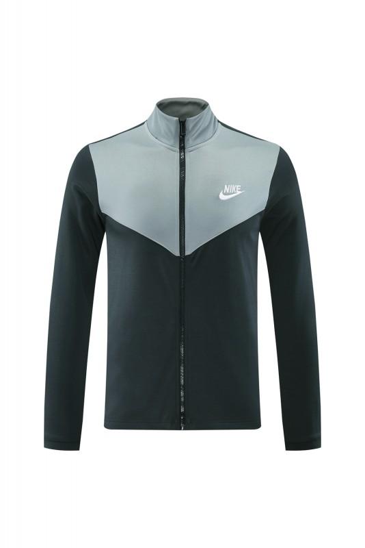 2024 NIKE Black/Grey Full Zipper Jacket +Long Pants