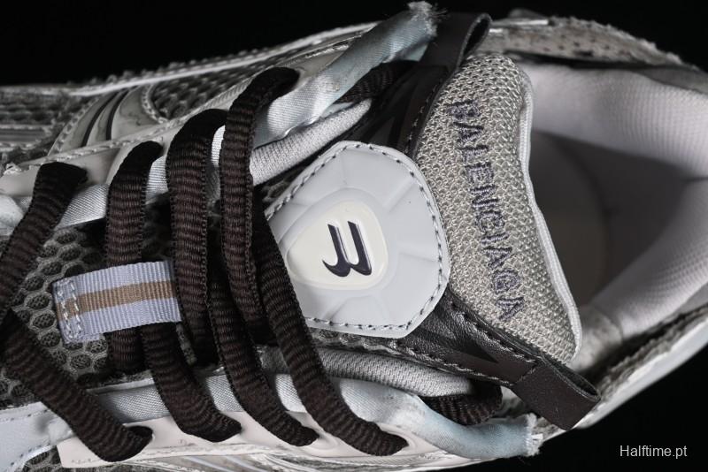 Balenciaga Runner Kith Four Color Retro Casual Sneakers - W3RMU2000