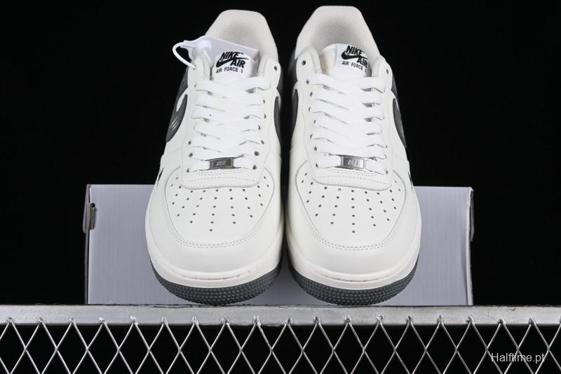 Nike Air Force 1 '07 Low "SHARK" Casual Sneakers with Full-Length Air Cushion - DB3301-220