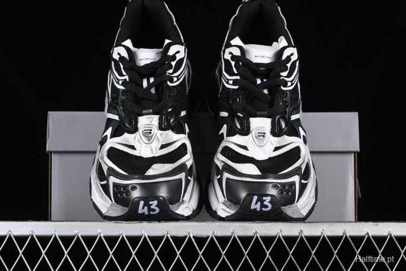 Balenciaga Runner Kith Four Color Retro Casual Sneakers - W3RXP0213