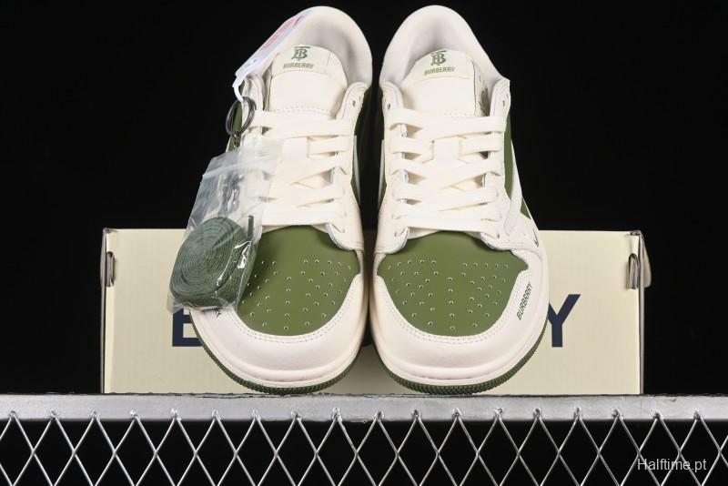 Nike Travis Scott x Fragment Design x Air Jordan 1 Low OG SP AJ1 Cultural Casual Sneakers - BB6588-311