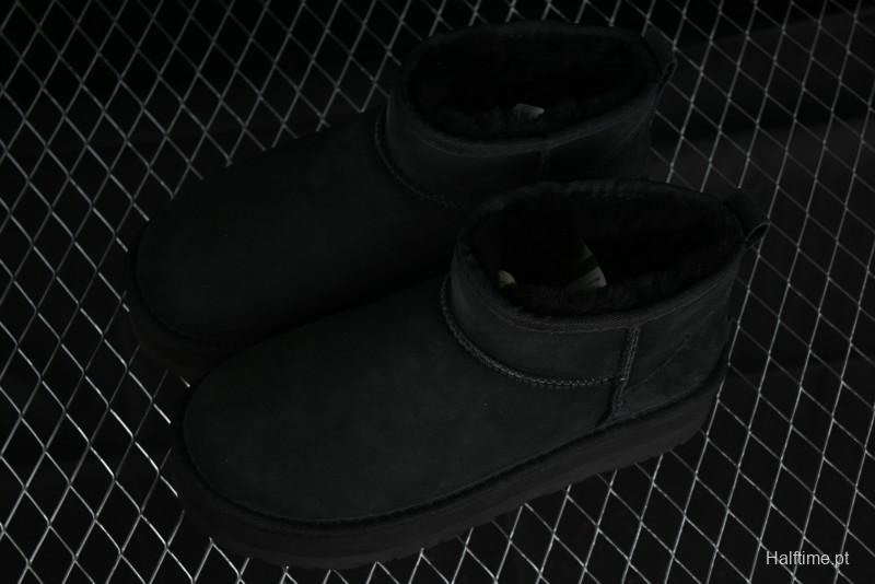 UGG Classic Ultra Mini Platform 3CM Wool Blend Mini Short Boots - 1135092