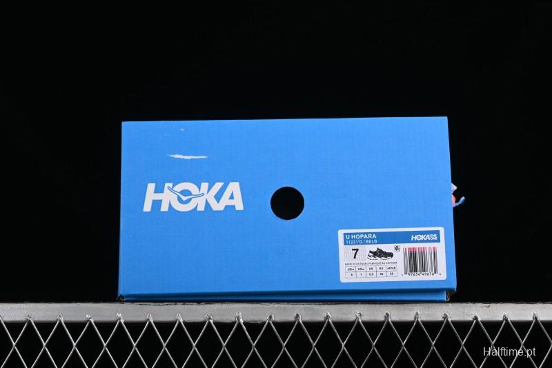 Hoka One One Hopara Outdoor Functional Mountain Sandals with Rugged Outsole - 1123112 BKLB