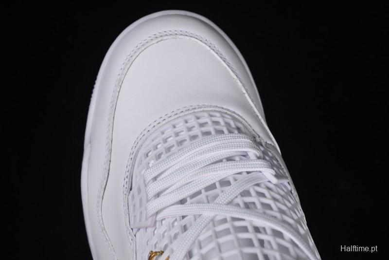 Nike Air Jordan 4 Retro Basketball Shoes with Net Design - FV7251-107