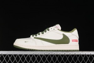 Nike Travis Scott x Fragment Design x Air Jordan 1 Low OG SP AJ1 Supreme Collaboration - XZ1168-002