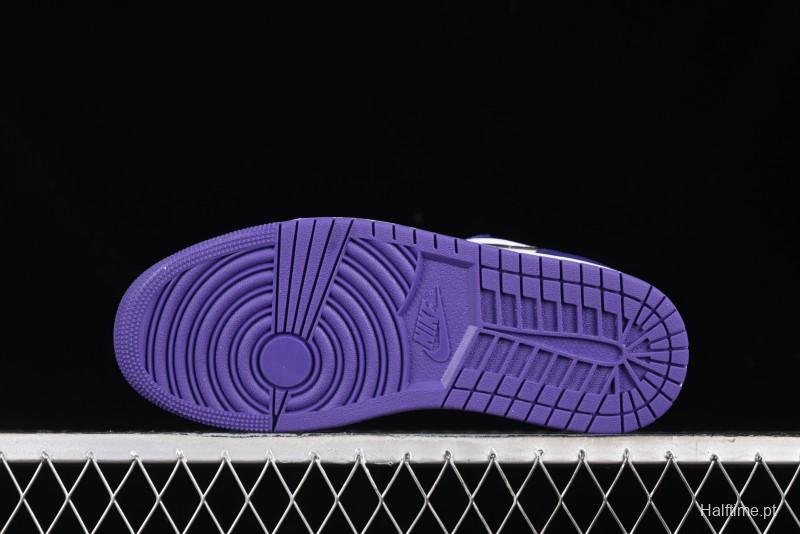 Nike Air Jordan 1 Low AJ1 Grape Purple Low-Top Basketball Shoes - 553558-500