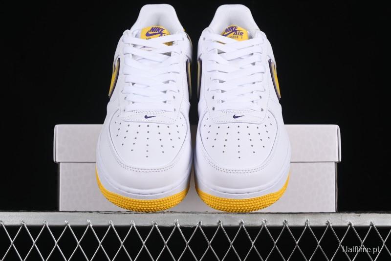 Nike Air Force 1 '07 Low Kobe Full-Grain Leather Casual Sneakers with Full-Length Air Cushion - FZ1151-100