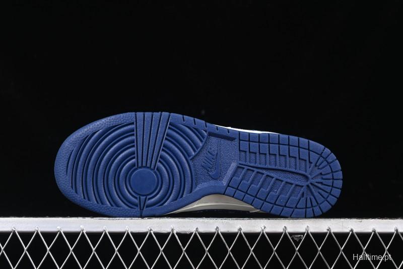 Nike SB Dunk Low MLB Collaboration - Denim Blue Swoosh Anniversary Customized Low-Top Casual Sneakers - DJ2024-044