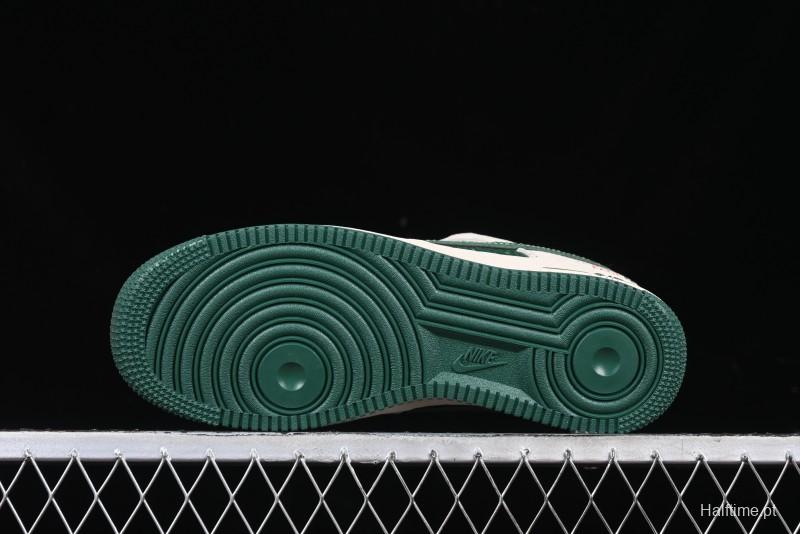 Nike Air Force 1 '07 Low The North Face Collaboration Green Snake Scale Casual Sneakers - DM6688-015