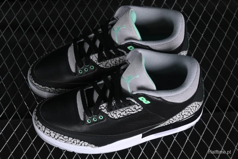Nike Air Jordan 3 Retro Sneakers Green Glow - CT8532-031