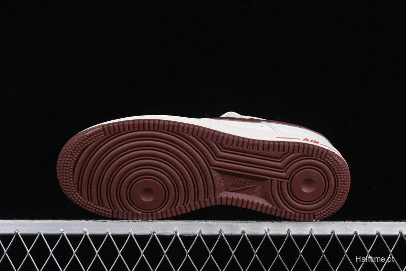 Nike Air Force 1 '07 Low Casual Sneakers with Full-Length Air Cushion - HQ7027-100
