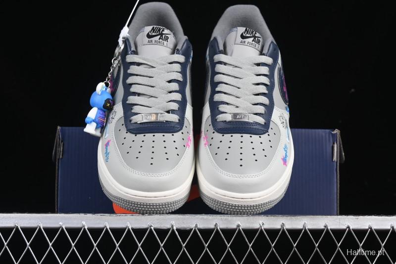 Nike Air Force 1 '07 Low "Jinkesi" League of Legends Series Jinx Custom Low-Top Casual Sneakers for Autumn Winter - XL2321-222