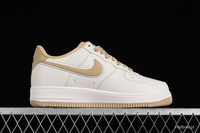 Nike Nocta x Nike Air Force 1 '07 Low Casual Sneakers with Reflective Details and Full-Length Air Cushion - NO0224-028