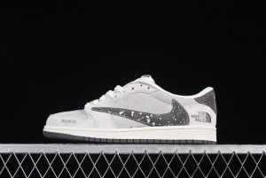 Nike Air Jordan 1 Low OG SP Travis Scott x Fragment Design Collaboration Sneakers - XS2024-041