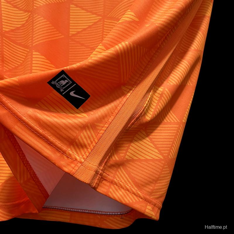 23-24 AFC Richmond Away Orange Soccer Jersey