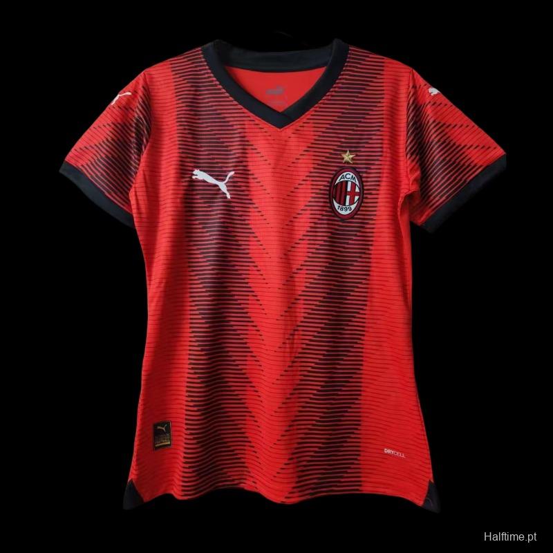 23/24 Women AC Milan Home Jersey