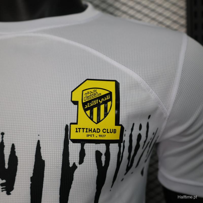 Player Version 23/24 Al-Ittihad Away White Jersey