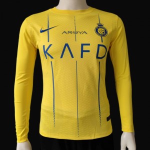 Player Version 23/24 AL-Nassr Home Long Sleeve Jersey