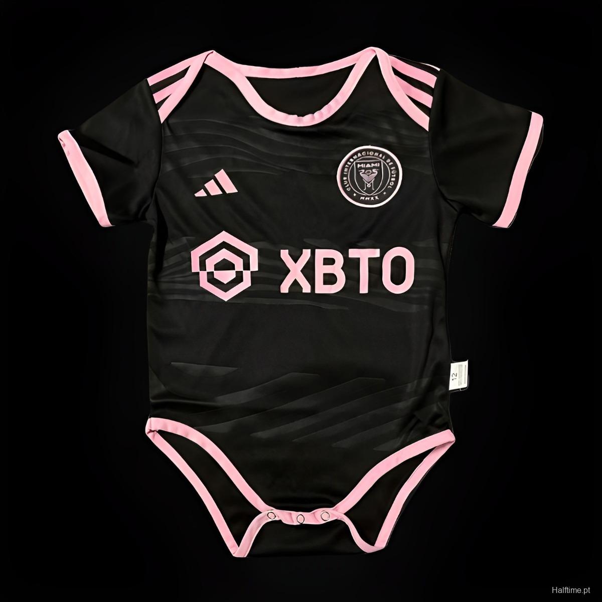 23/24 Inter Miami Away Black Baby Jersey（6-18Month）