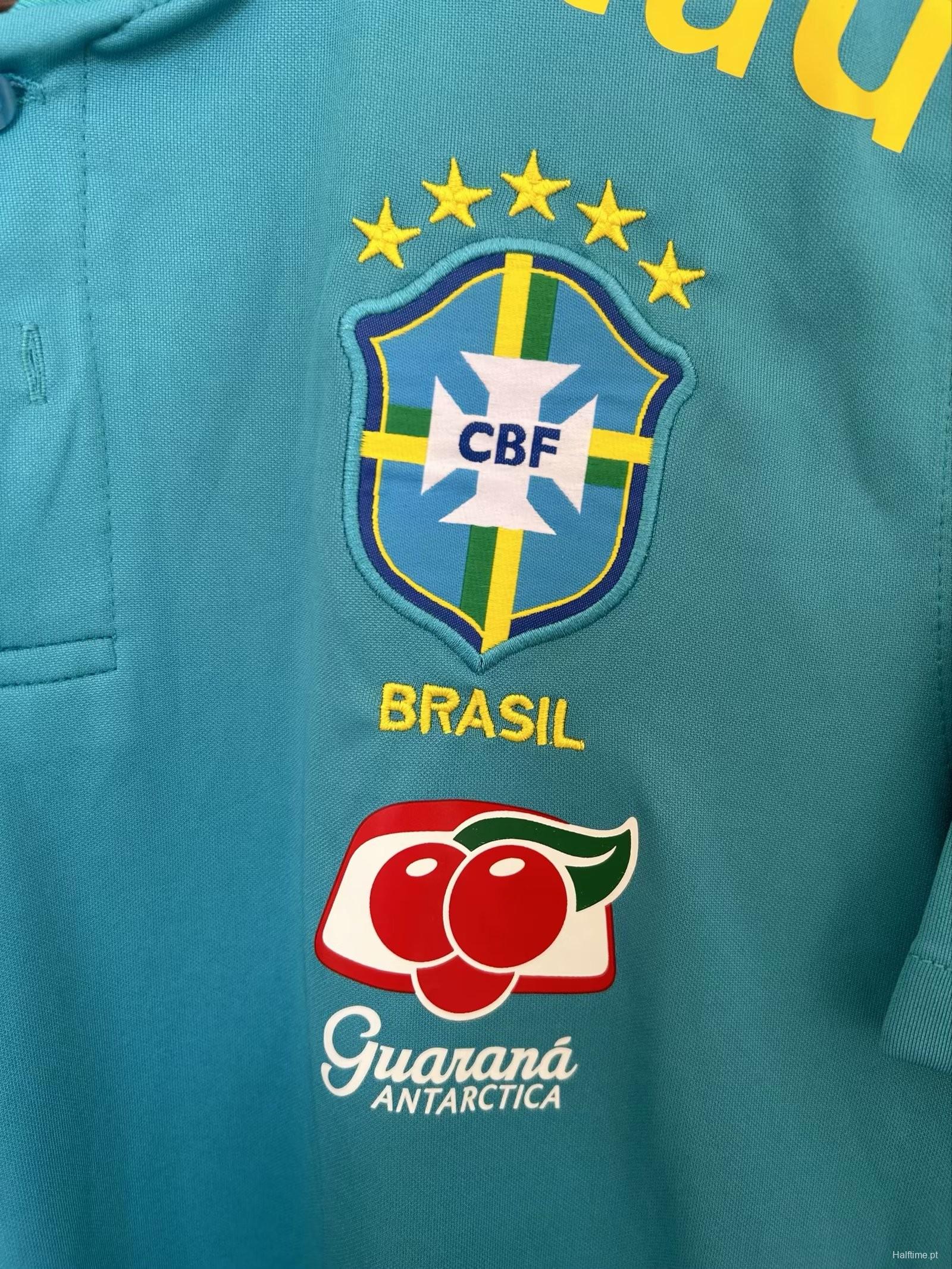 2022 Brazil Blue POLO Jersey