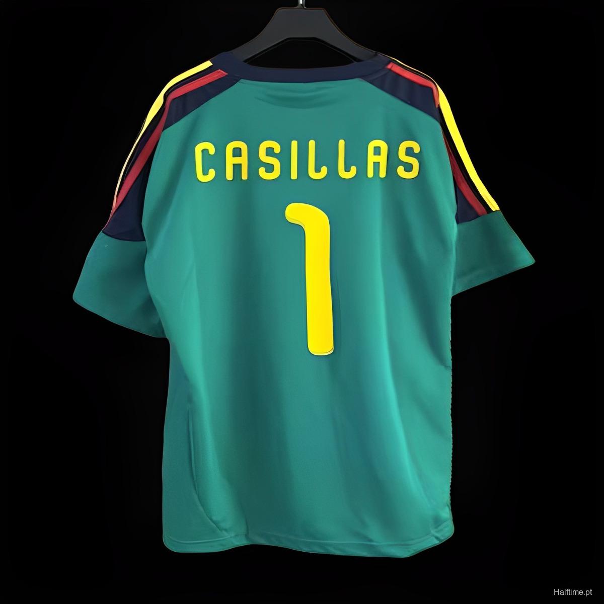 Retro 2010 Spain Green Goalkeeper Jersey