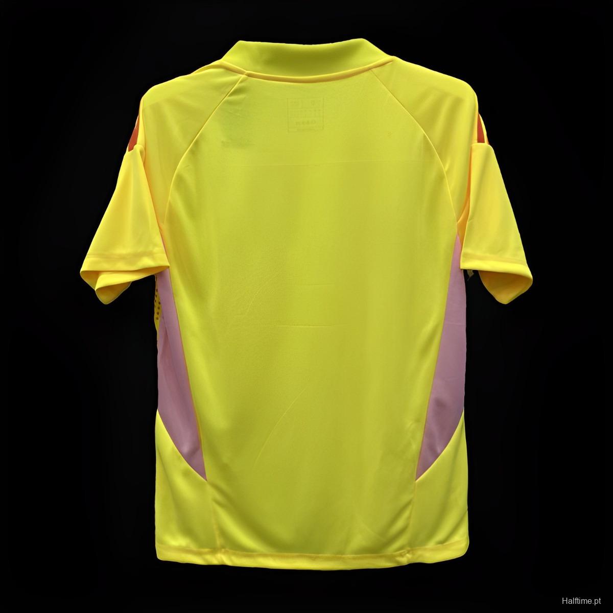 2024 Mexico Yellow Goalkeeper Jersey