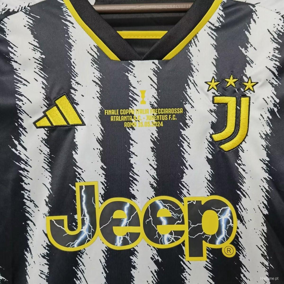 23/24 Juventus Home Coppa Italia Final Jersey