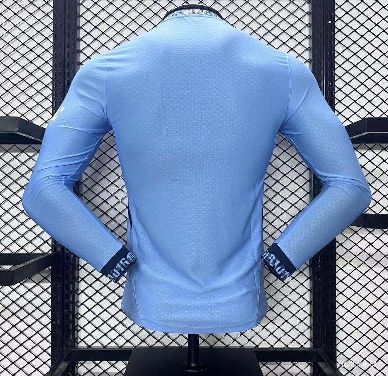 Player Version 24/25 Manchester City Home Long Sleeve Jersey